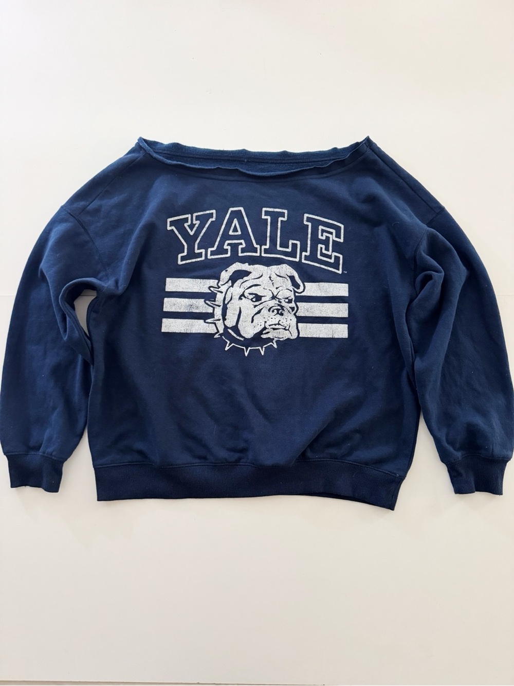 Yale University Off-Shoulder Sweatshirt